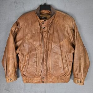 Adventure Bound By Wilsons Leather Jacket Mens Large Removable Liner Thinsulate